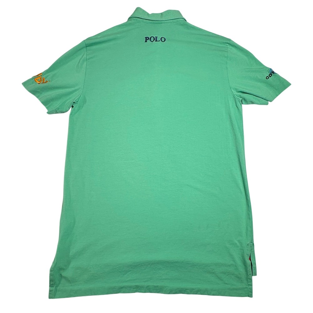 Ralph Lauren Polo Golf Mens Small Green Stretch Lisle Polo Shirt Ally Odyssey‎ - Picture 3 of 10